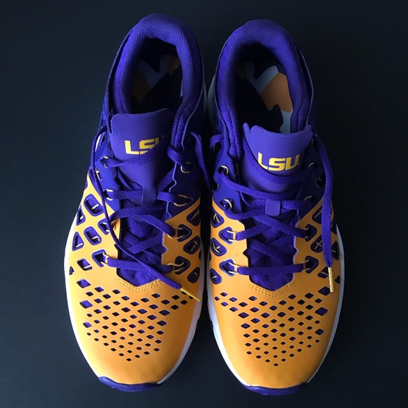 NIKE LIMITED EDITION LSU TIGERS TRAIN SPEED SHOES - Picture 3 of 7